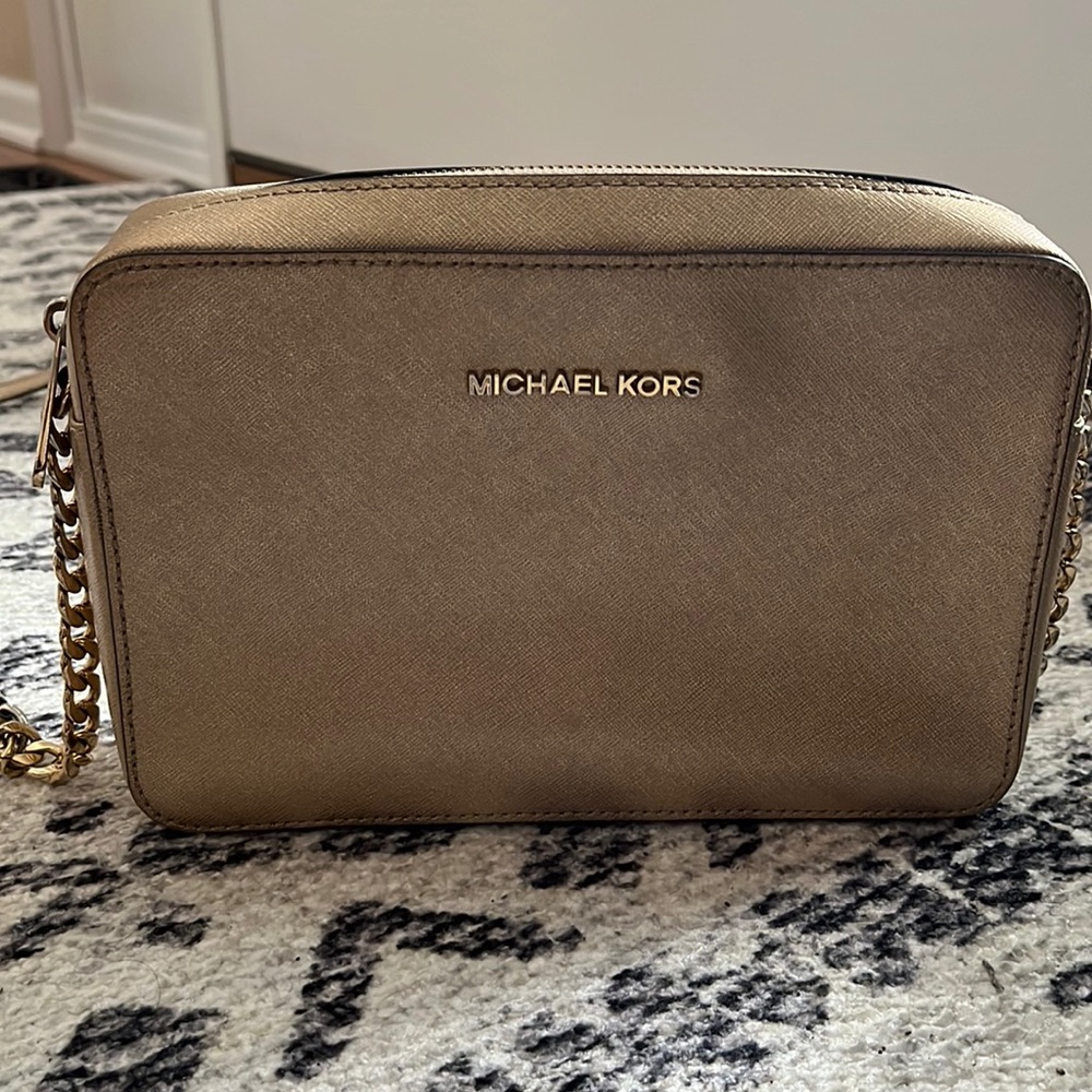 Gold Michael Kohrs purse